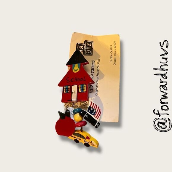 Bundle Sale 3 for $15 | Hand Crafted Teacher Brooch - Picture 5 of 6